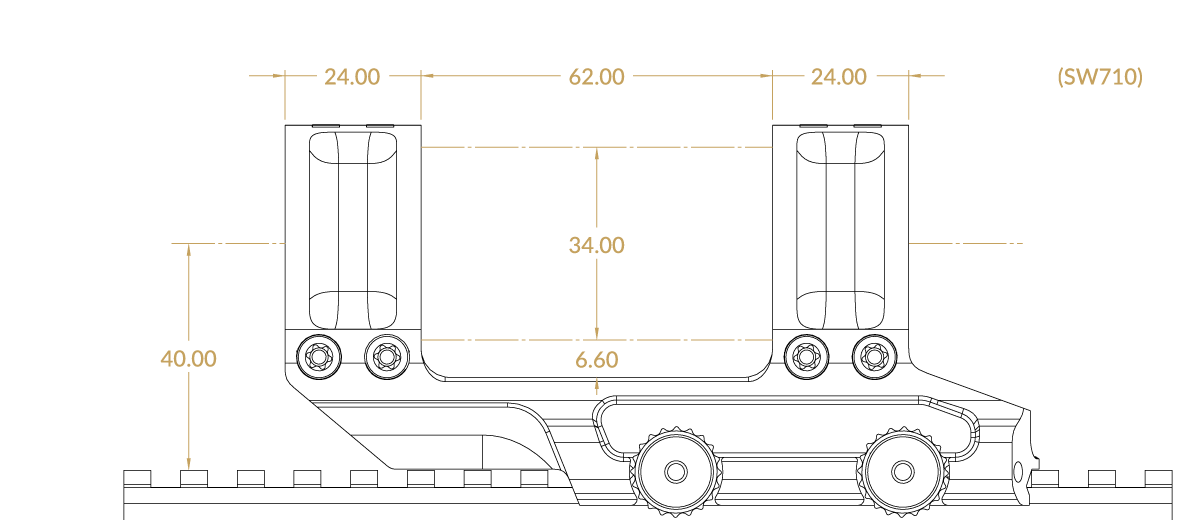 Scalarworks Leap scope mount diagram